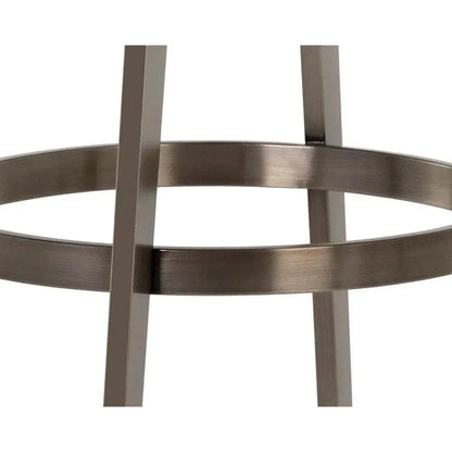 Arizona Leather Swivel Barstool - LOOMLAN - SUNPAN - Bar Stools