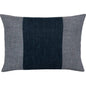Arlo Indigo Handmade Outdoor Pillow-Outdoor Pillows-Earnest Collection-20"x13" Lumbar-LOOMLAN