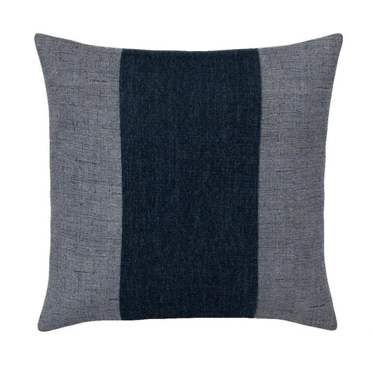 Arlo Indigo Handmade Outdoor Pillow-Outdoor Pillows-Earnest Collection-20" Square-LOOMLAN