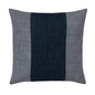 Arlo Indigo Handmade Outdoor Pillow-Outdoor Pillows-Earnest Collection-20" Square-LOOMLAN
