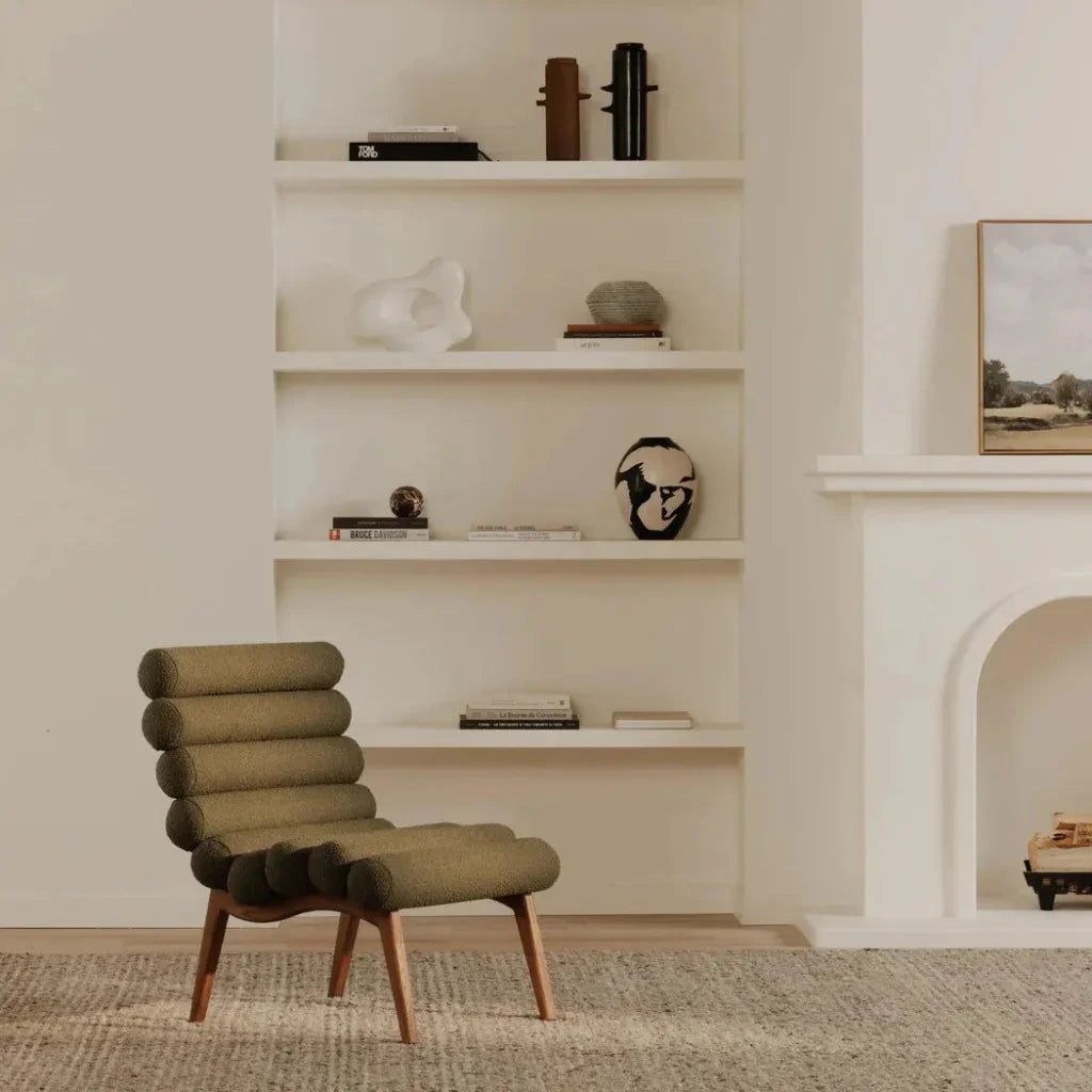 Arlo Performance Fabric Armless Accent Chair - LOOMLAN - Moe's Home - Accent Chairs