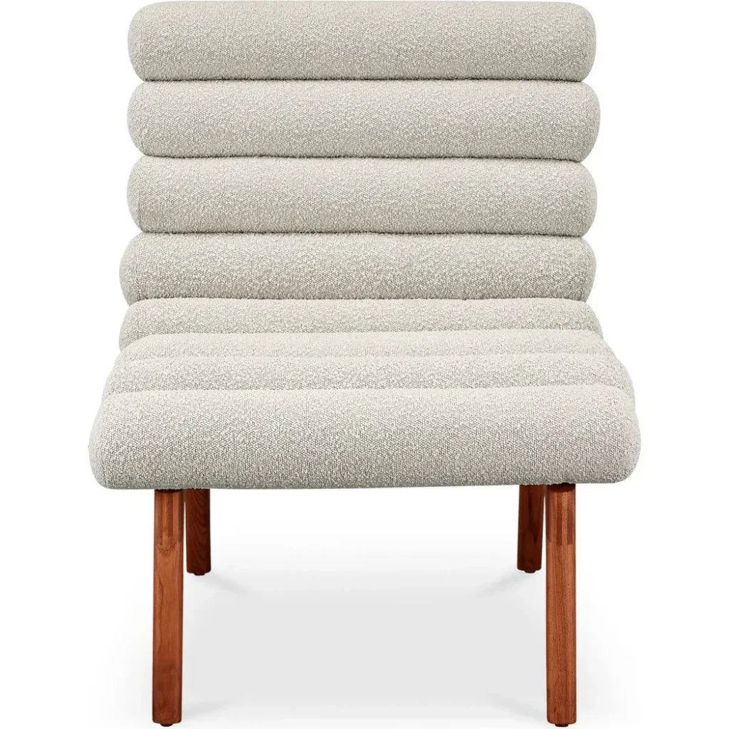 Arlo Performance Fabric Armless Accent Chair - LOOMLAN - Moe's Home - Accent Chairs