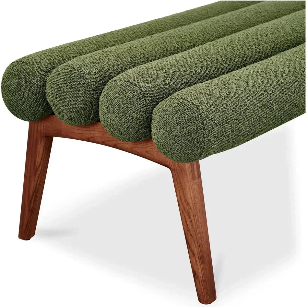 Arlo Wood and Metal Bench - LOOMLAN - Moe's Home - Bedroom Benches