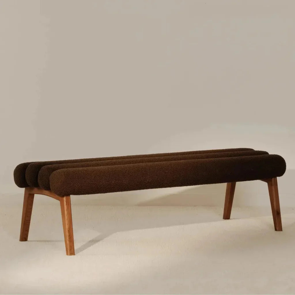 Arlo Wood and Metal Bench - LOOMLAN - Moe's Home - Bedroom Benches