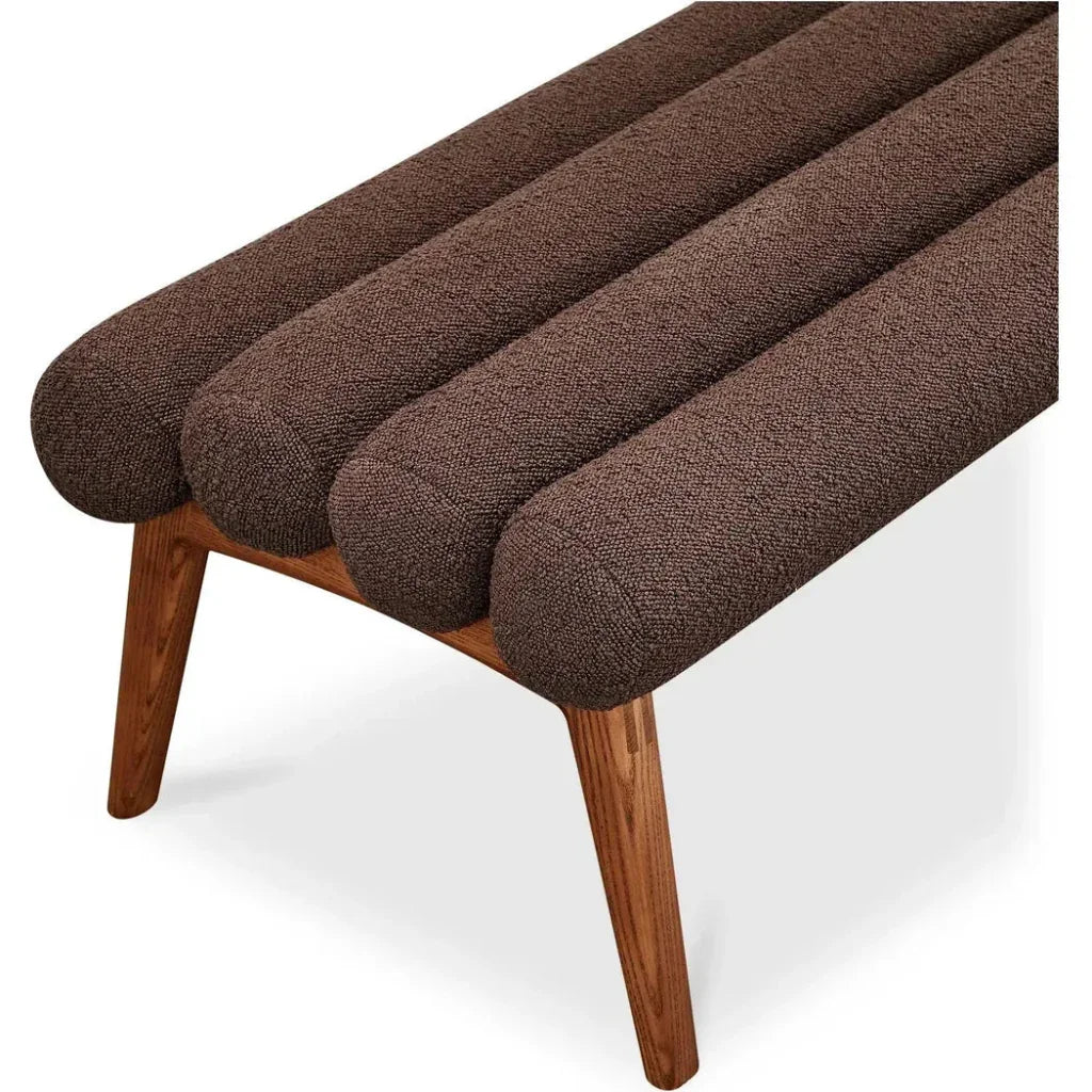 Arlo Wood and Metal Bench - LOOMLAN - Moe's Home - Bedroom Benches