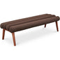 Arlo Wood and Metal Bench - LOOMLAN - Moe's Home - Bedroom Benches