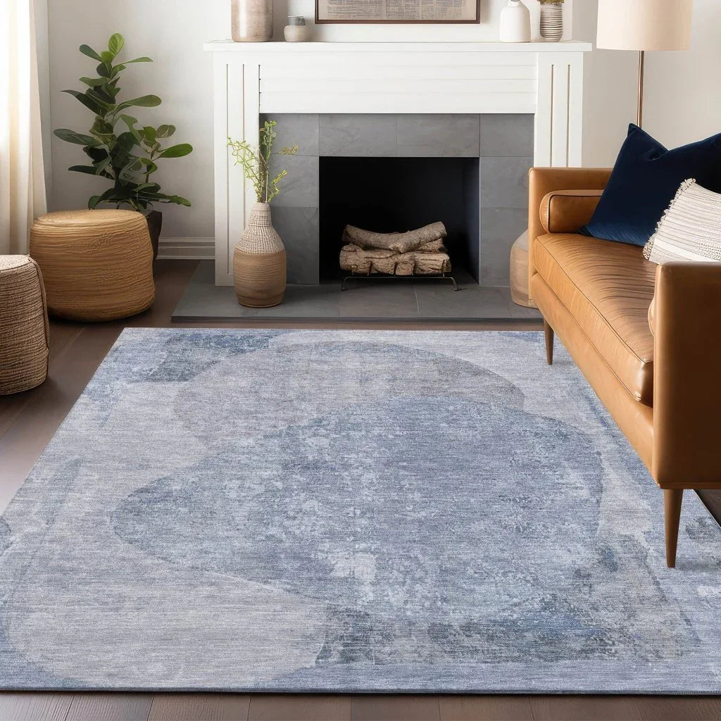 Armalise Sky Washable Indoor - Outdoor Rug - LOOMLAN - LOOMLAN Rugs - Outdoor Rugs