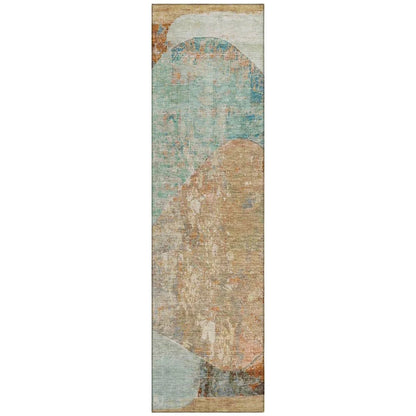 Armalise Teal Washable Indoor - Outdoor Rug - LOOMLAN - LOOMLAN Rugs - Outdoor Rugs