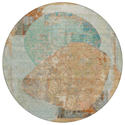 Armalise Teal Washable Indoor - Outdoor Rug - LOOMLAN - LOOMLAN Rugs - Outdoor Rugs