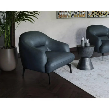Armani Leather Armchair - LOOMLAN - SUNPAN - Club Chairs
