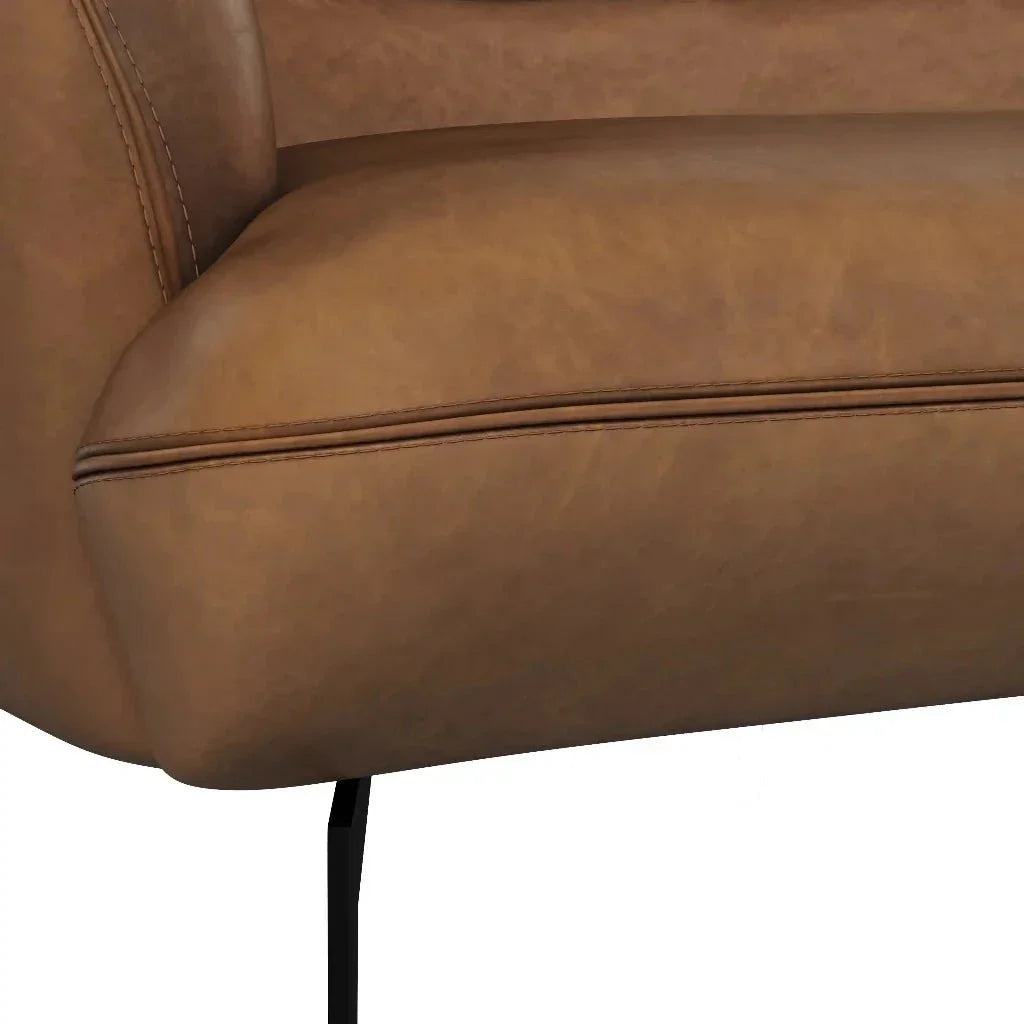 Armani Leather Modern Sofa - LOOMLAN - SUNPAN - Sofas & Loveseats