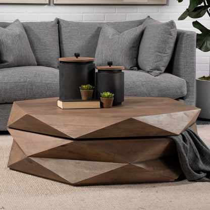 Arreto Hexagonal Storage Coffee Table