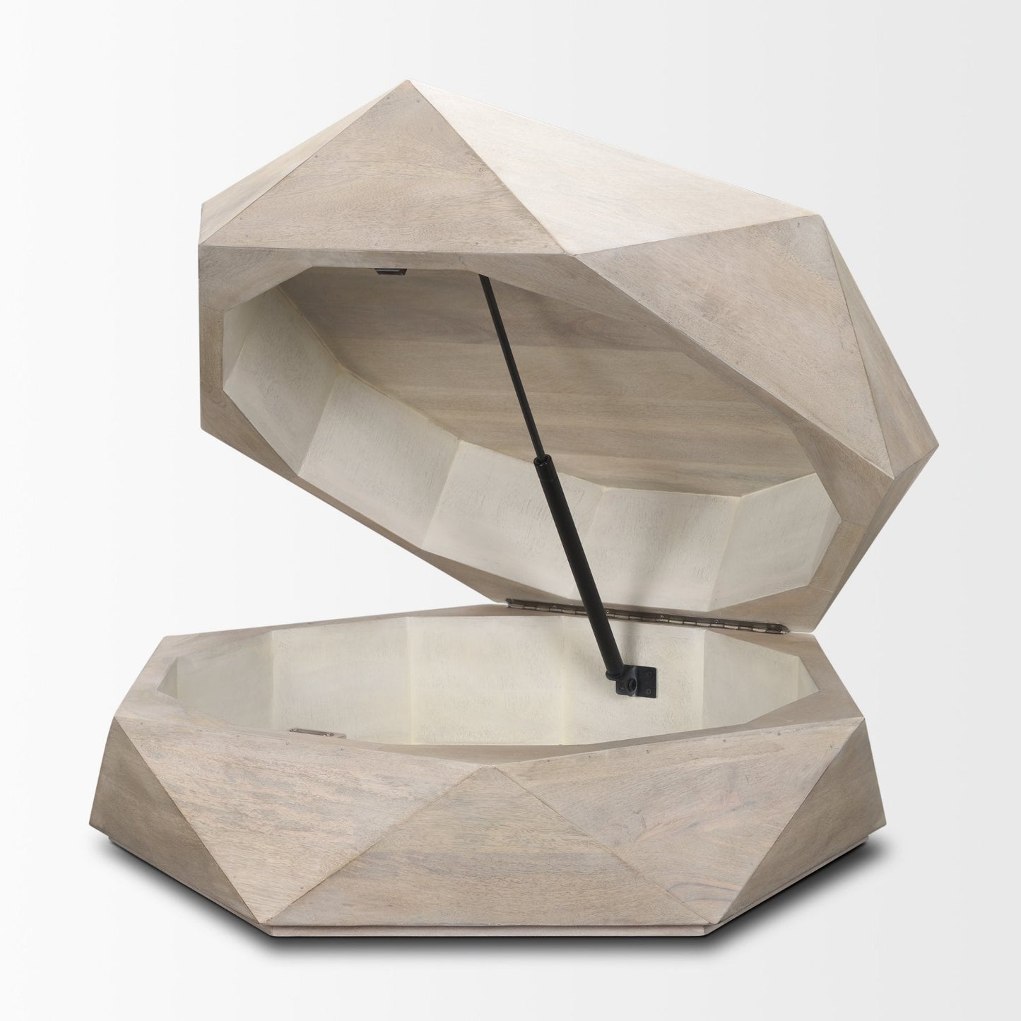 Arreto Wooden Hexagonal Coffee Table