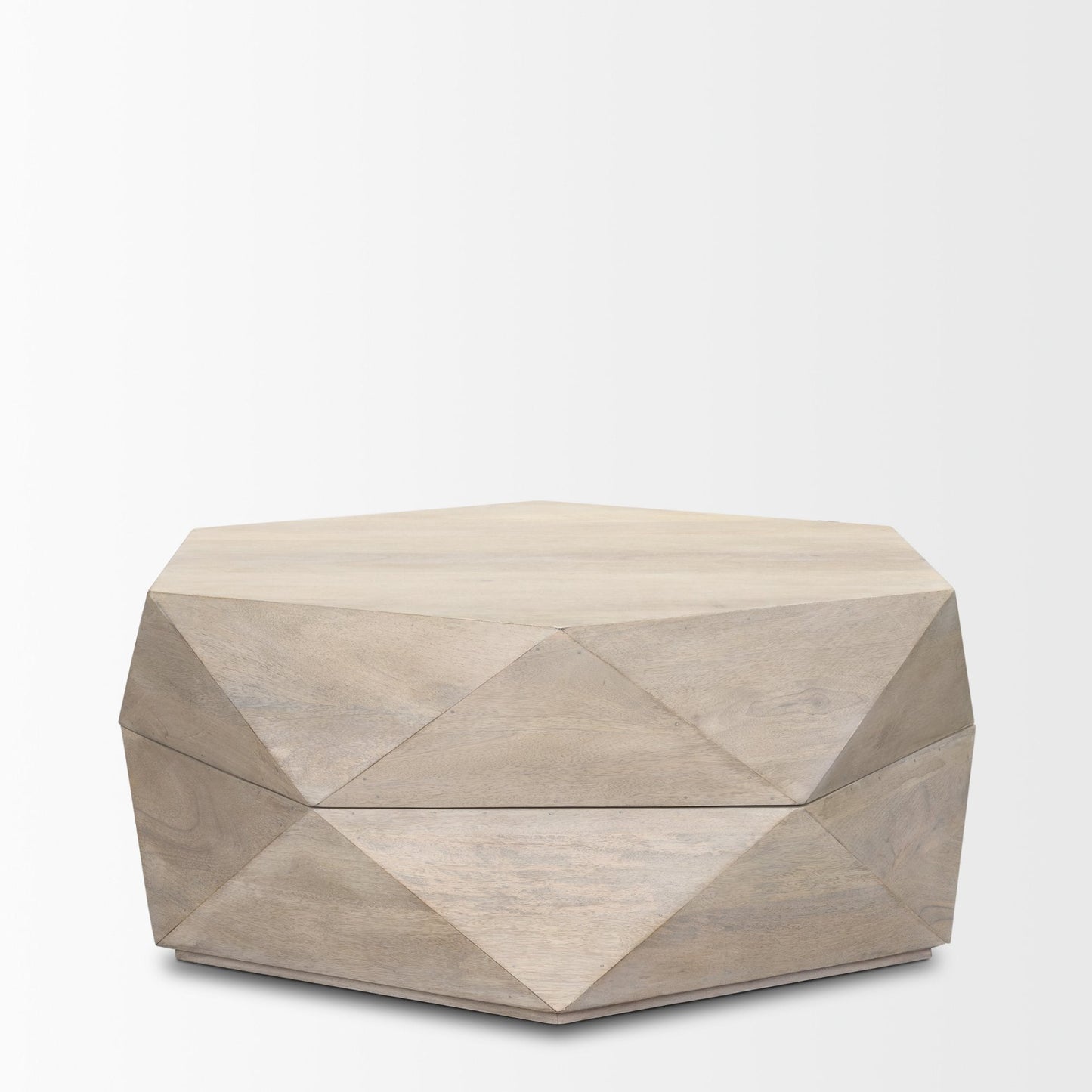Arreto Wooden Hexagonal Coffee Table