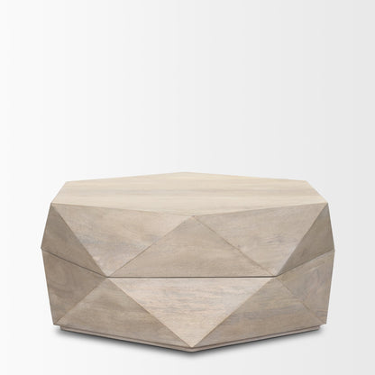 Arreto Wooden Hexagonal Coffee Table