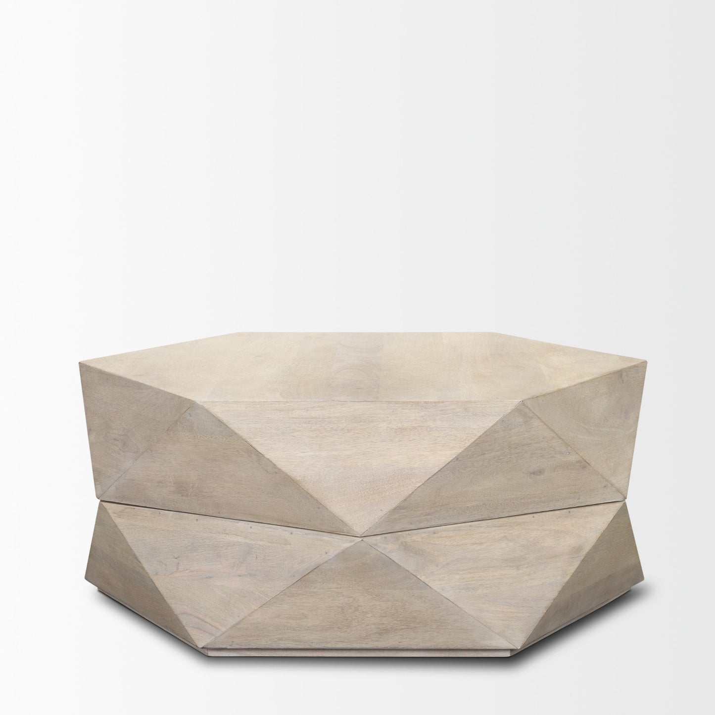 Arreto Wooden Hexagonal Coffee Table