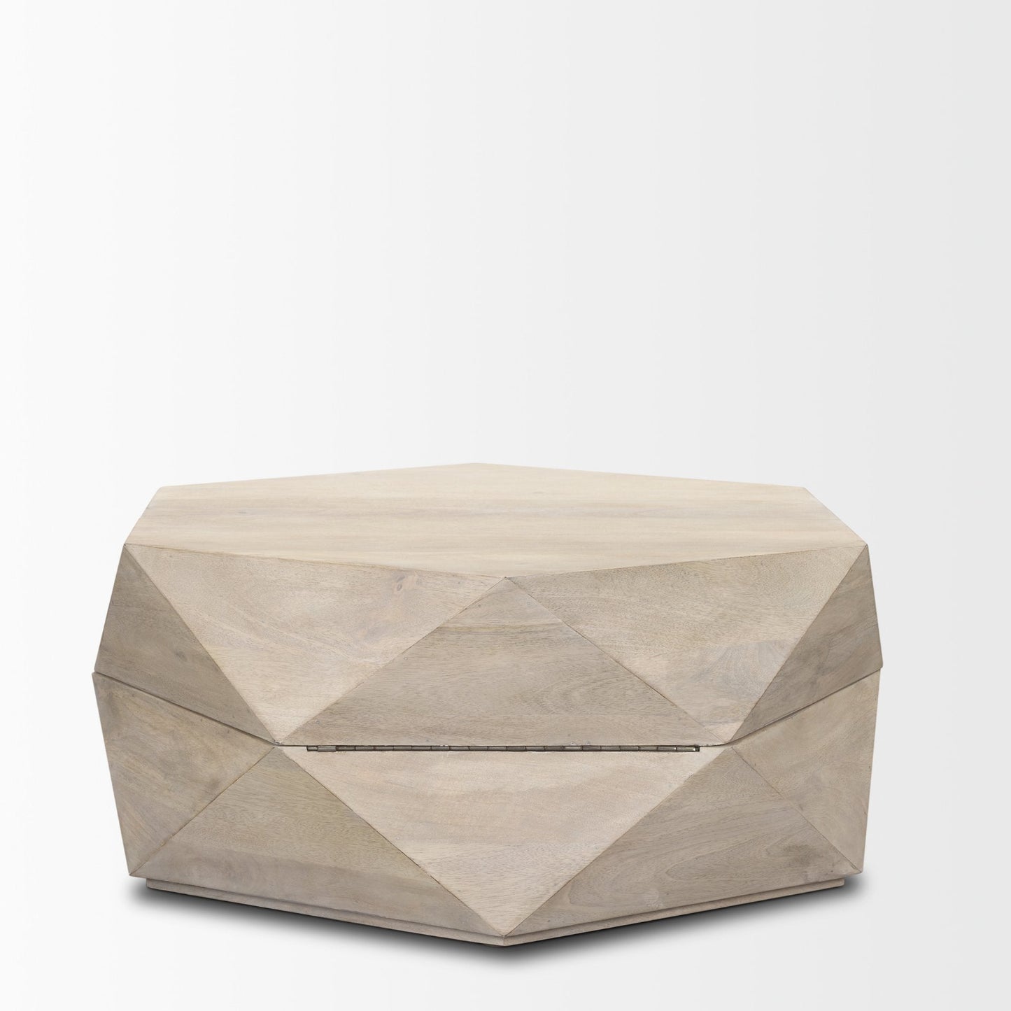 Arreto Wooden Hexagonal Coffee Table