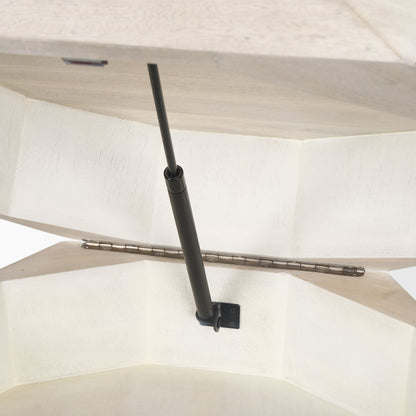 Arreto Wooden Hexagonal Coffee Table