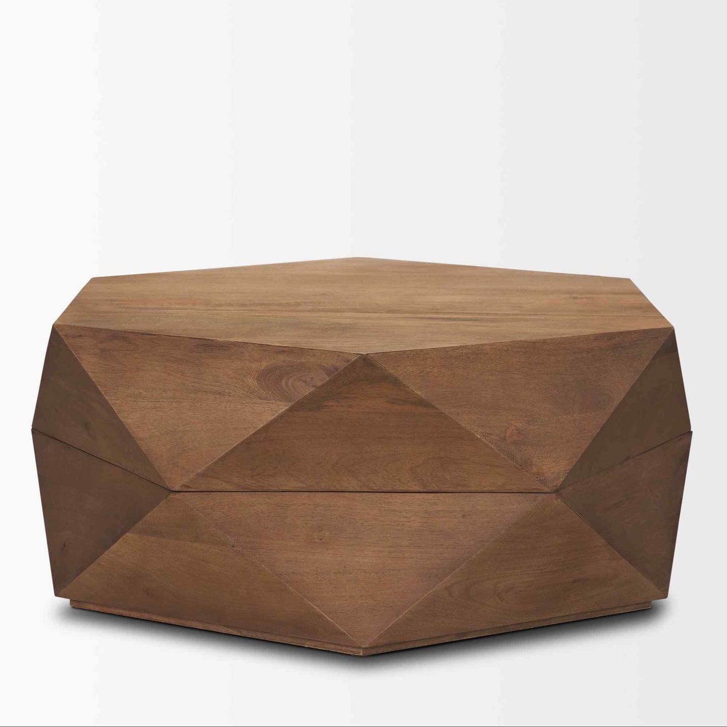 Arreto Wooden Hexagonal Coffee Table
