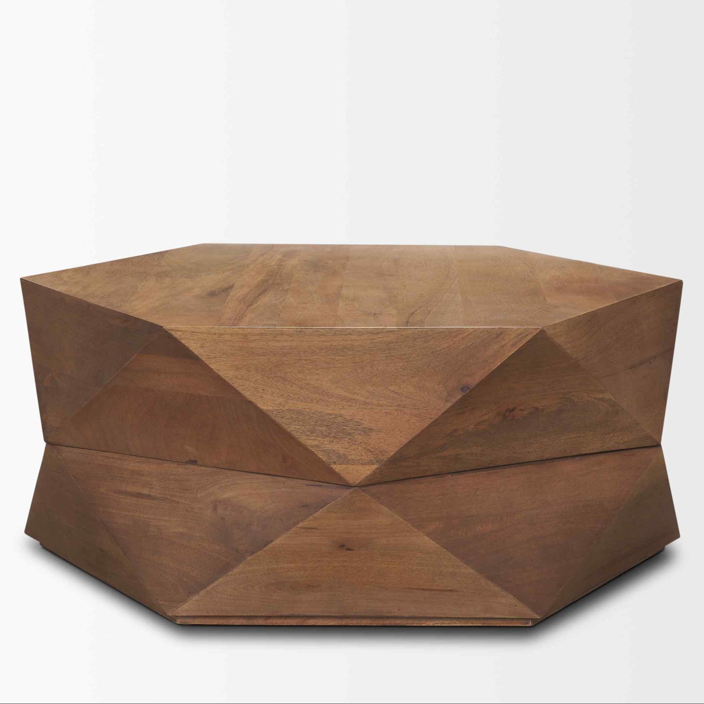 Arreto Wooden Hexagonal Coffee Table