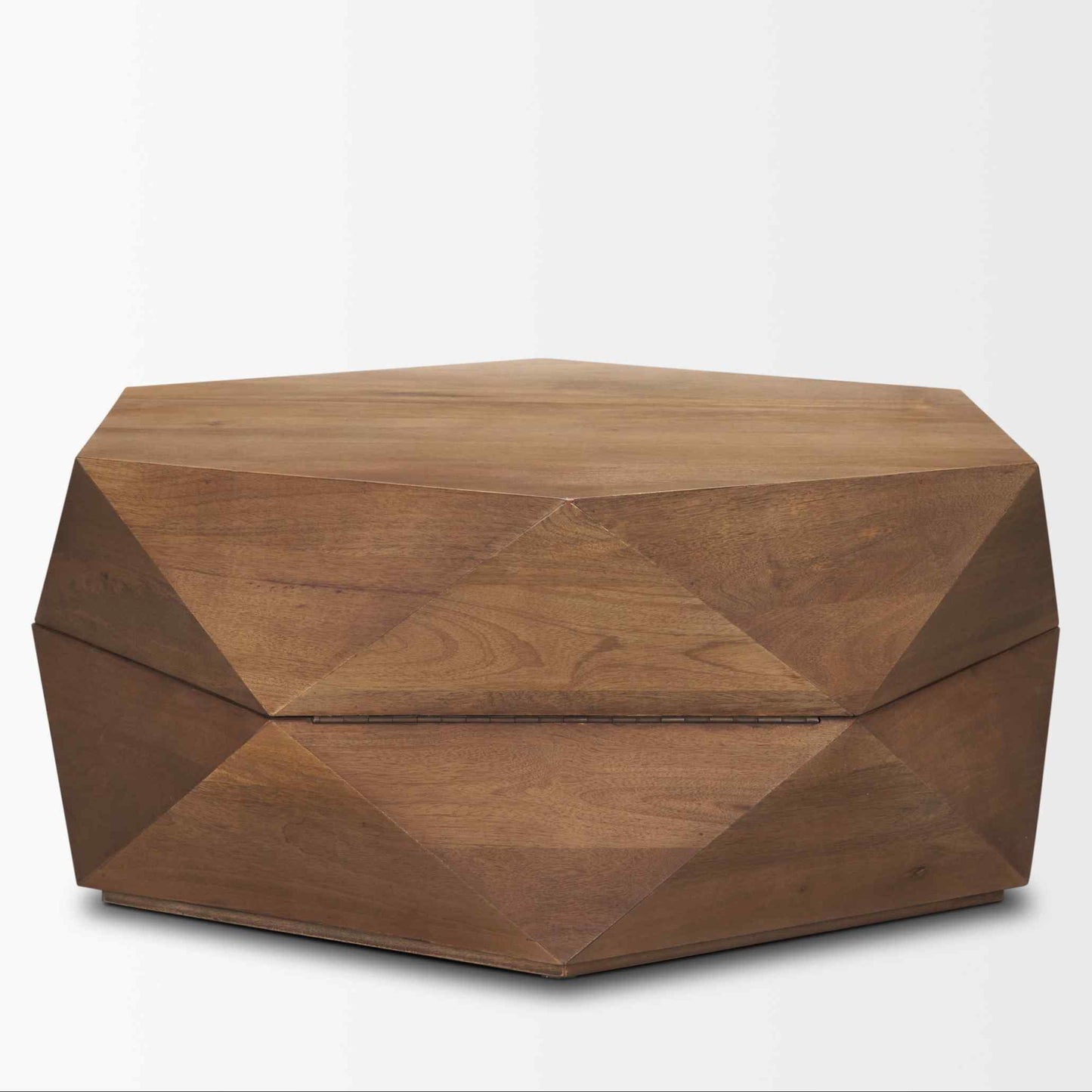Arreto Wooden Hexagonal Coffee Table
