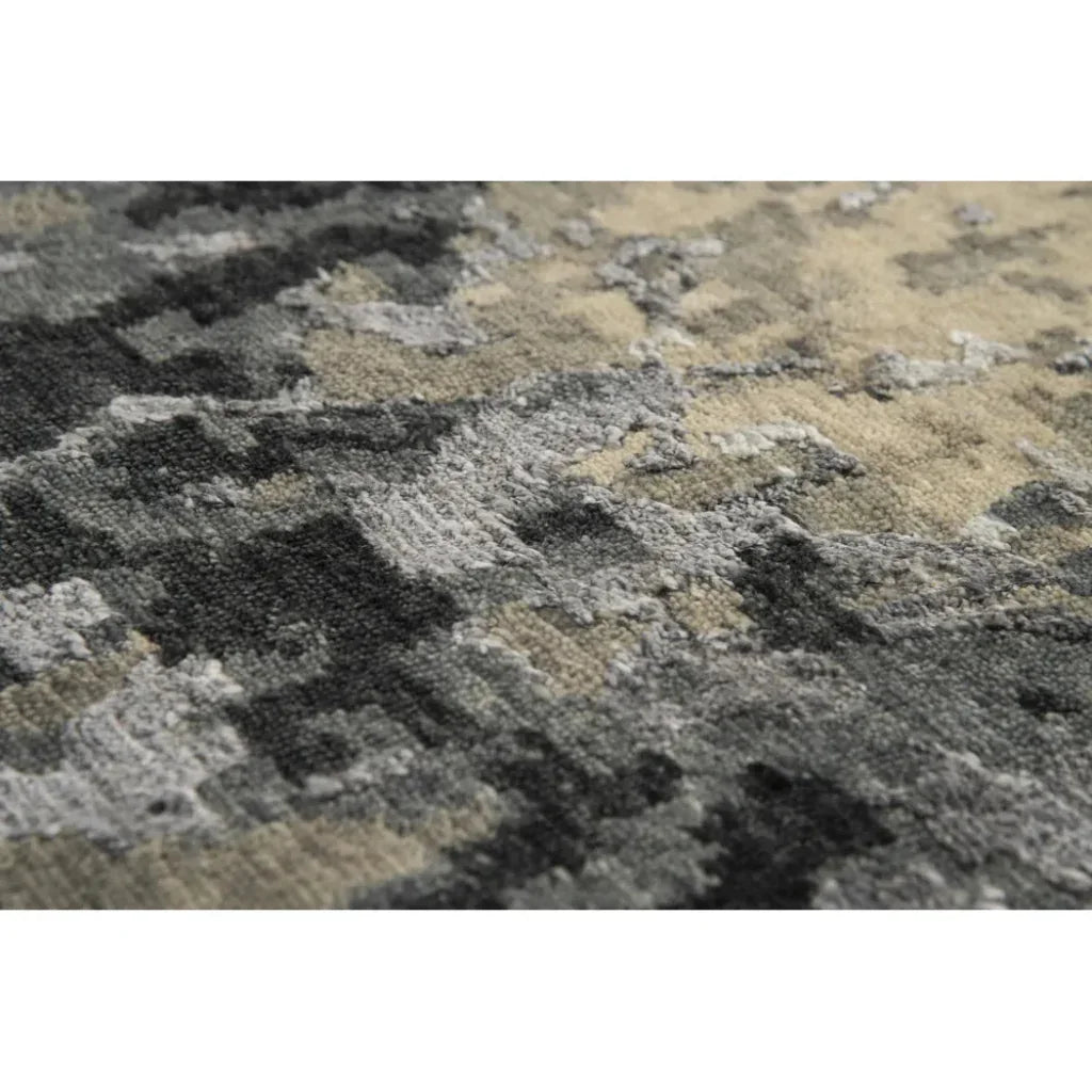 Arse Abstract Charcoal Large Area Rugs For Living Room - LOOMLAN - LOOMLAN - Area Rugs