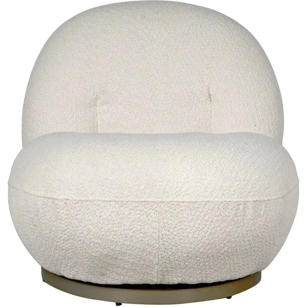 Artemis Chair, Boucle Fabric - LOOMLAN - Noir - Club Chairs