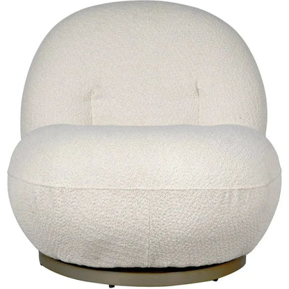 Artemis Chair, Boucle Fabric - LOOMLAN - Noir - Club Chairs