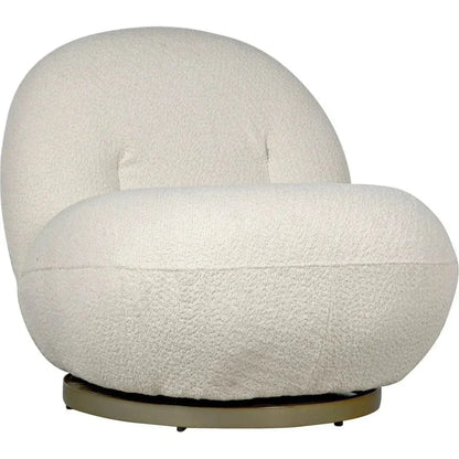 Artemis Chair, Boucle Fabric - LOOMLAN - Noir - Club Chairs