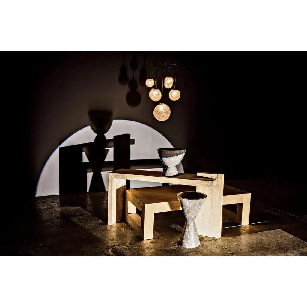 Artemis Chandelier, Steel with Black Finish - LOOMLAN - Noir - Chandeliers