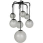 Artemis Chandelier, Steel with Black Finish - LOOMLAN - Noir - Chandeliers