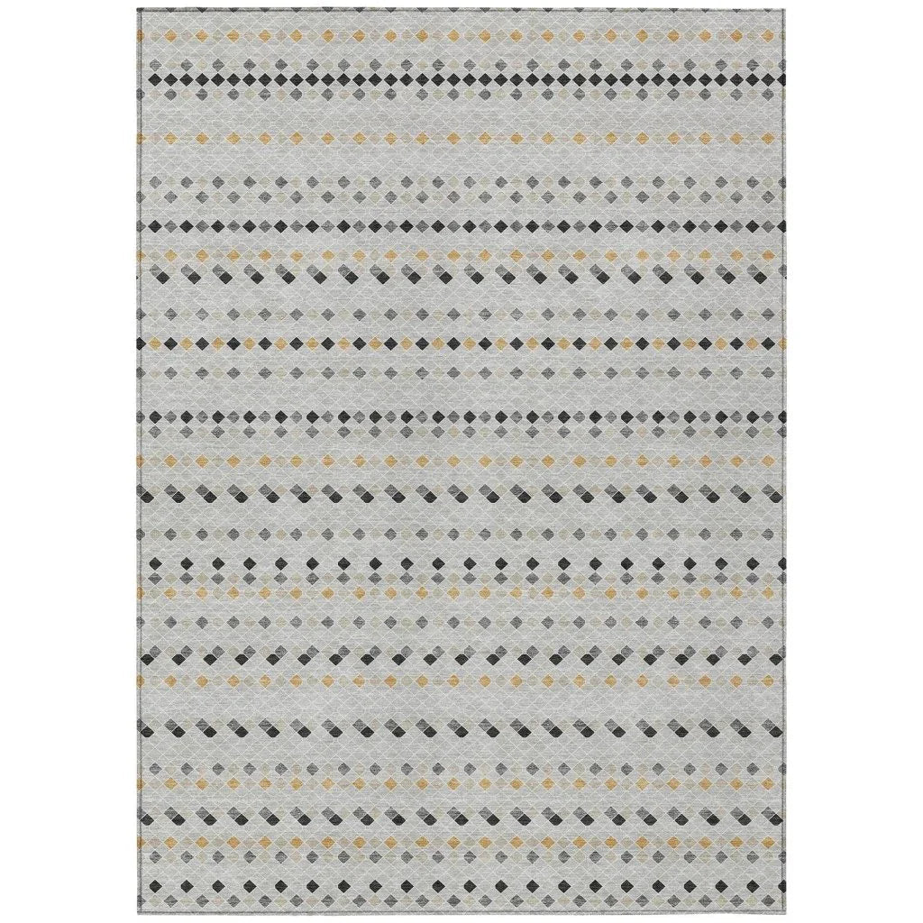 Artexa Gray Washable Indoor - Outdoor Rug - LOOMLAN - LOOMLAN Rugs - Outdoor Rugs