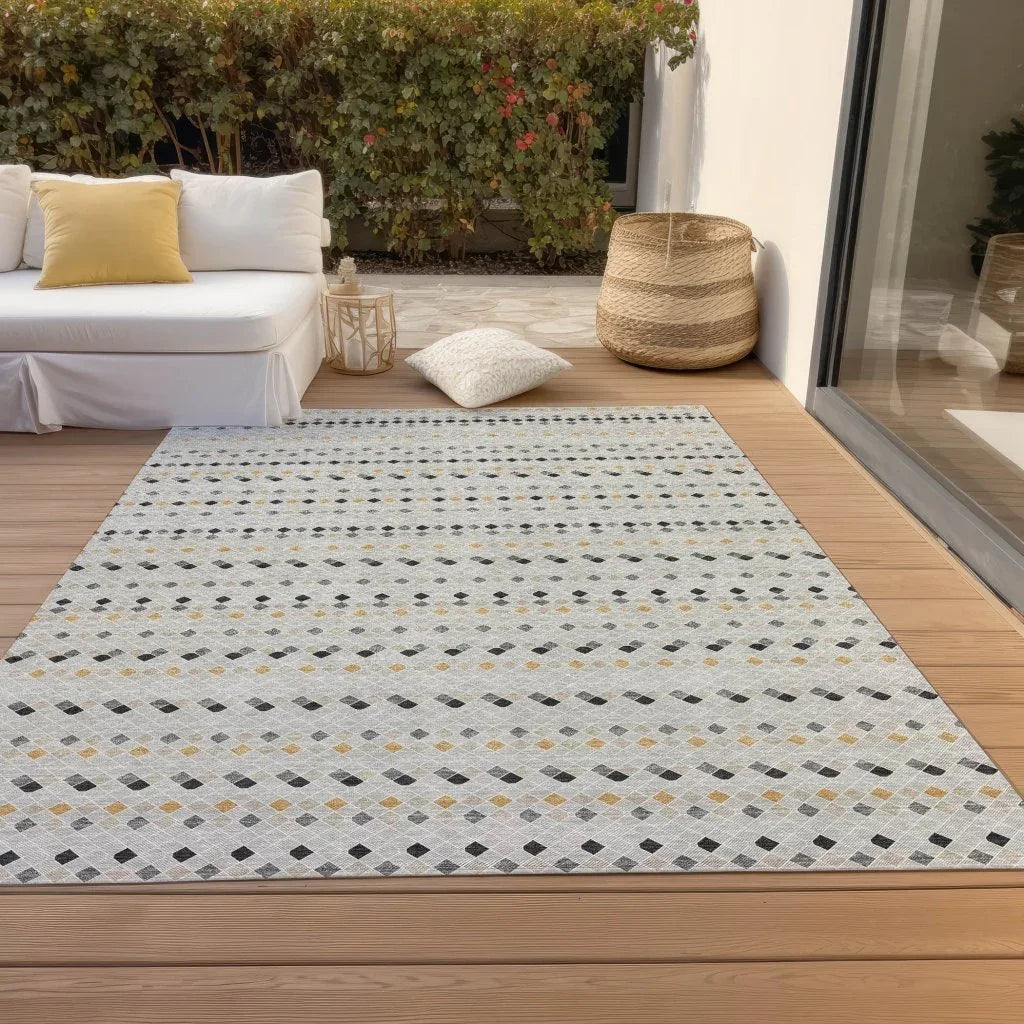 Artexa Gray Washable Indoor - Outdoor Rug - LOOMLAN - LOOMLAN Rugs - Outdoor Rugs
