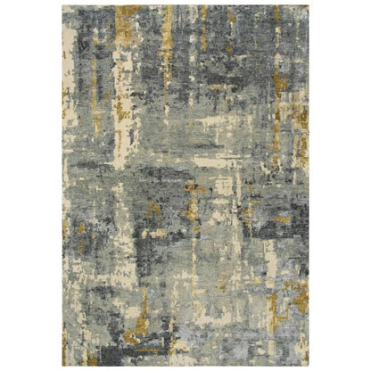 Arti Abstract Gold Large Area Rugs For Living Room - LOOMLAN - LOOMLAN - Area Rugs