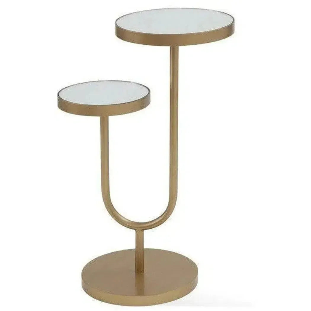 Artistry High-Low Scatter Round Accent Table