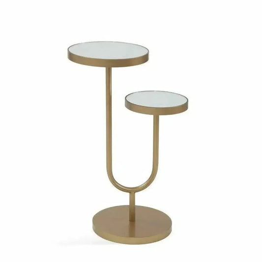 Artistry High-Low Scatter Round Accent Table