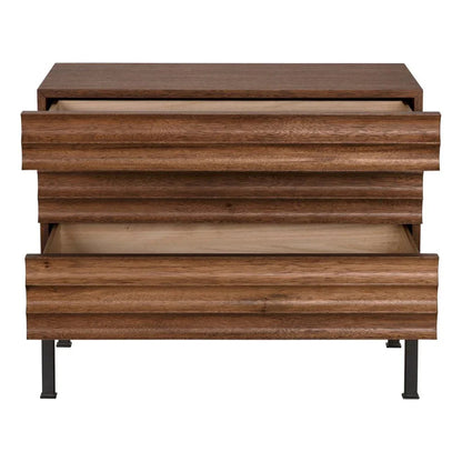 Arturo Wooden Rectangular Console Table - LOOMLAN - Noir - Console Tables