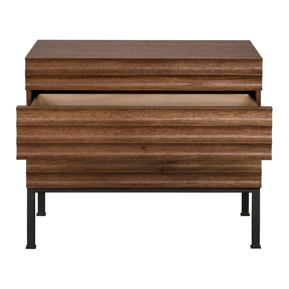 Arturo Wooden Rectangular Console Table - LOOMLAN - Noir - Console Tables