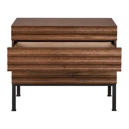 Arturo Wooden Rectangular Console Table - LOOMLAN - Noir - Console Tables