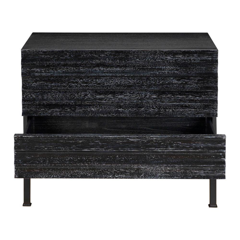 Arturo Wooden Rectangular Console Table - LOOMLAN - Noir - Console Tables