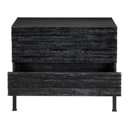 Arturo Wooden Rectangular Console Table - LOOMLAN - Noir - Console Tables