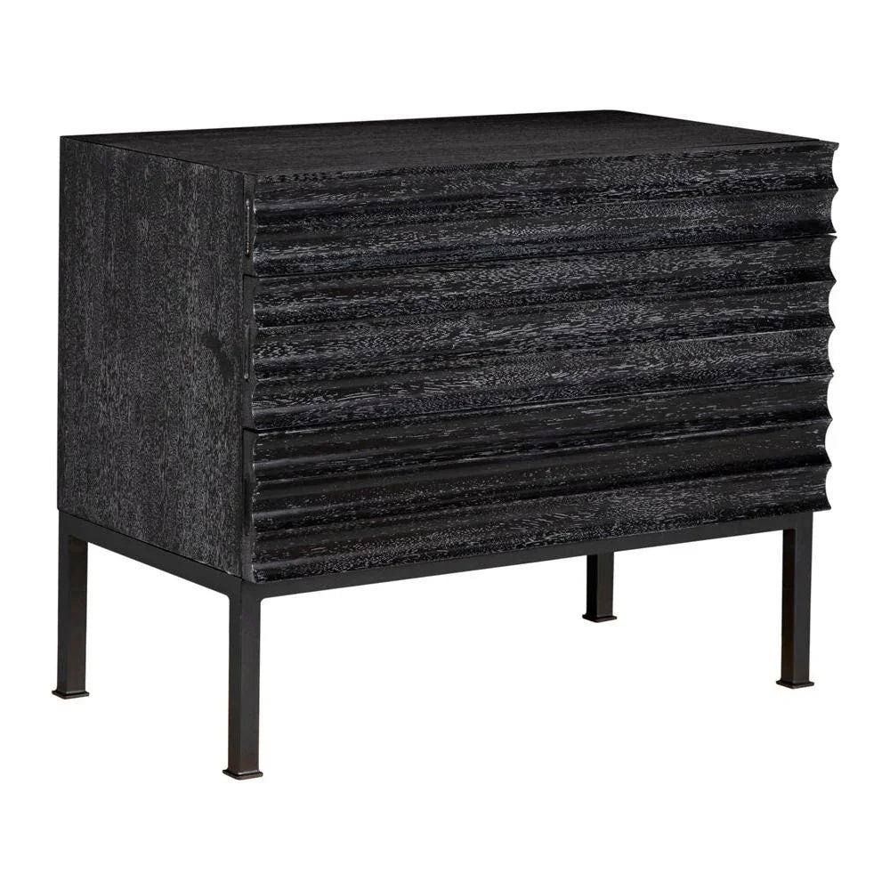 Arturo Wooden Rectangular Console Table - LOOMLAN - Noir - Console Tables