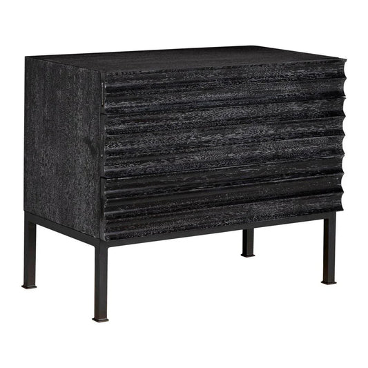 Arturo Wooden Rectangular Console Table - LOOMLAN - Noir - Console Tables