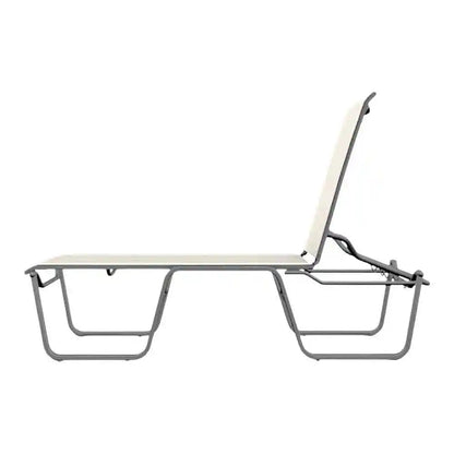 Aruba II Sling Lay-flat Stacking Chaise-Outdoor Chaises-Telescope-LOOMLAN
