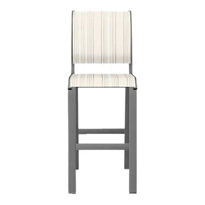Aruba II Sling Bar Height Armless Chair-Outdoor Bar Stools-Telescope-LOOMLAN