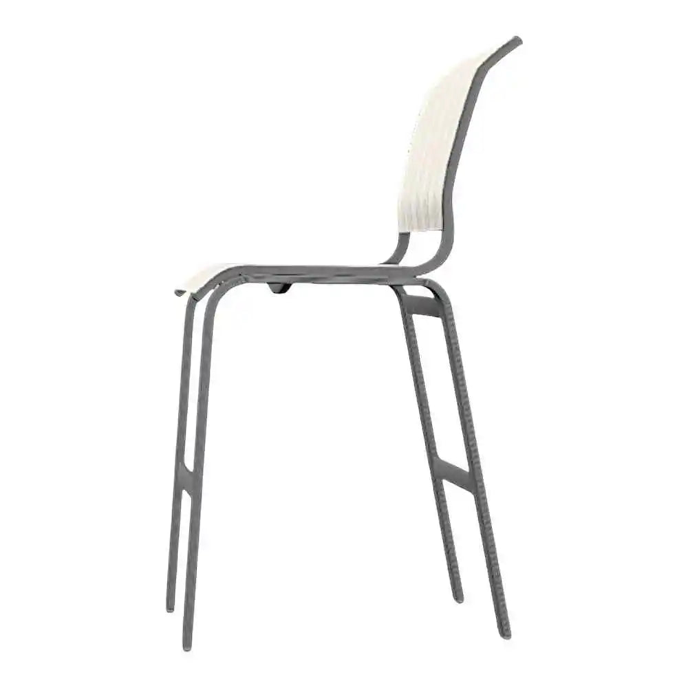 Aruba II Sling Bar Height Armless Chair-Outdoor Bar Stools-Telescope-LOOMLAN