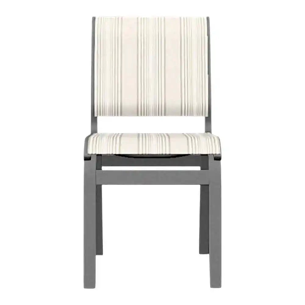 Aruba II Sling Dining Height Armless Chair-Outdoor Accent Chairs-Telescope-LOOMLAN