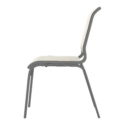 Aruba II Sling Dining Height Armless Chair-Outdoor Accent Chairs-Telescope-LOOMLAN