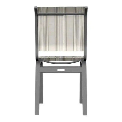 Aruba II Sling Dining Height Armless Chair-Outdoor Accent Chairs-Telescope-LOOMLAN