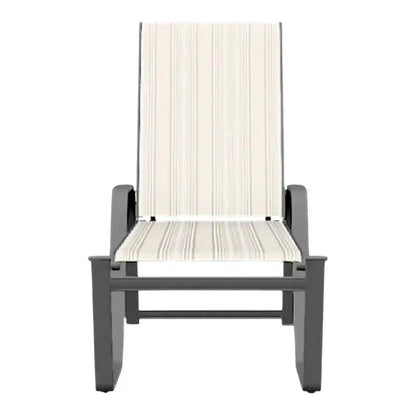 Aruba II Sling High Bed Lay-flat Stacking Chaise-Outdoor Chaises-Telescope-LOOMLAN